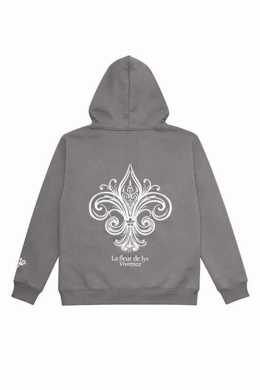 La Fleur De Lys - Hoodie Grey